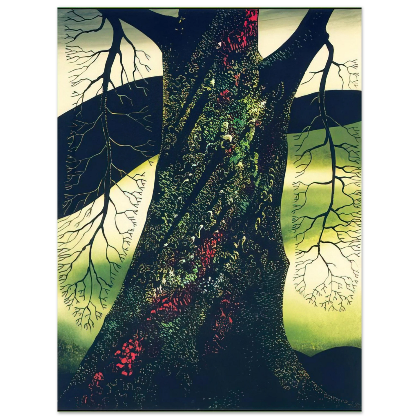 Eyvind Earle - Oak Tree Fine Art Poster - Default Title