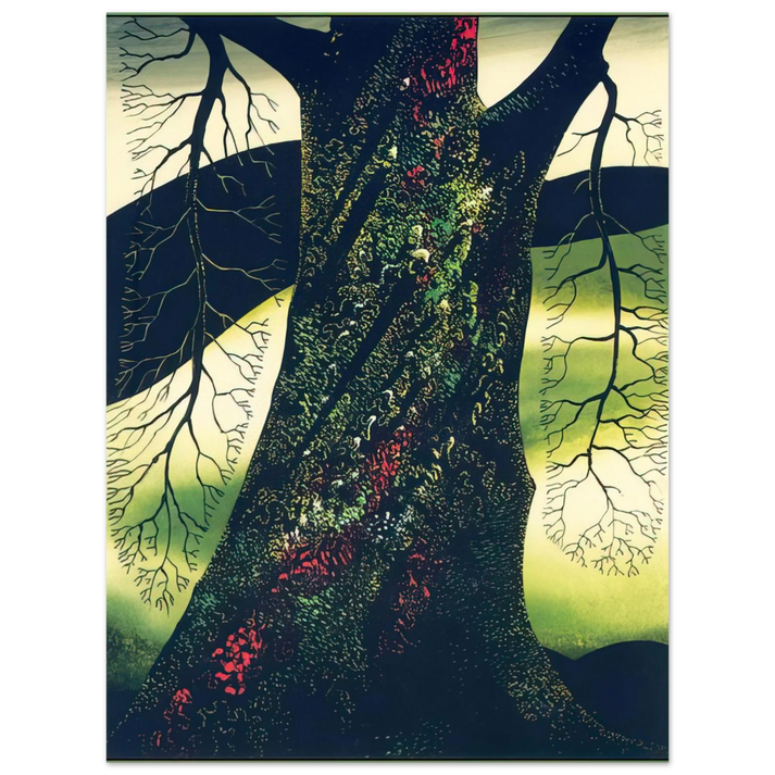 Eyvind Earle - Oak Tree 75x100 cm / 30x40inches Fine Art Poster