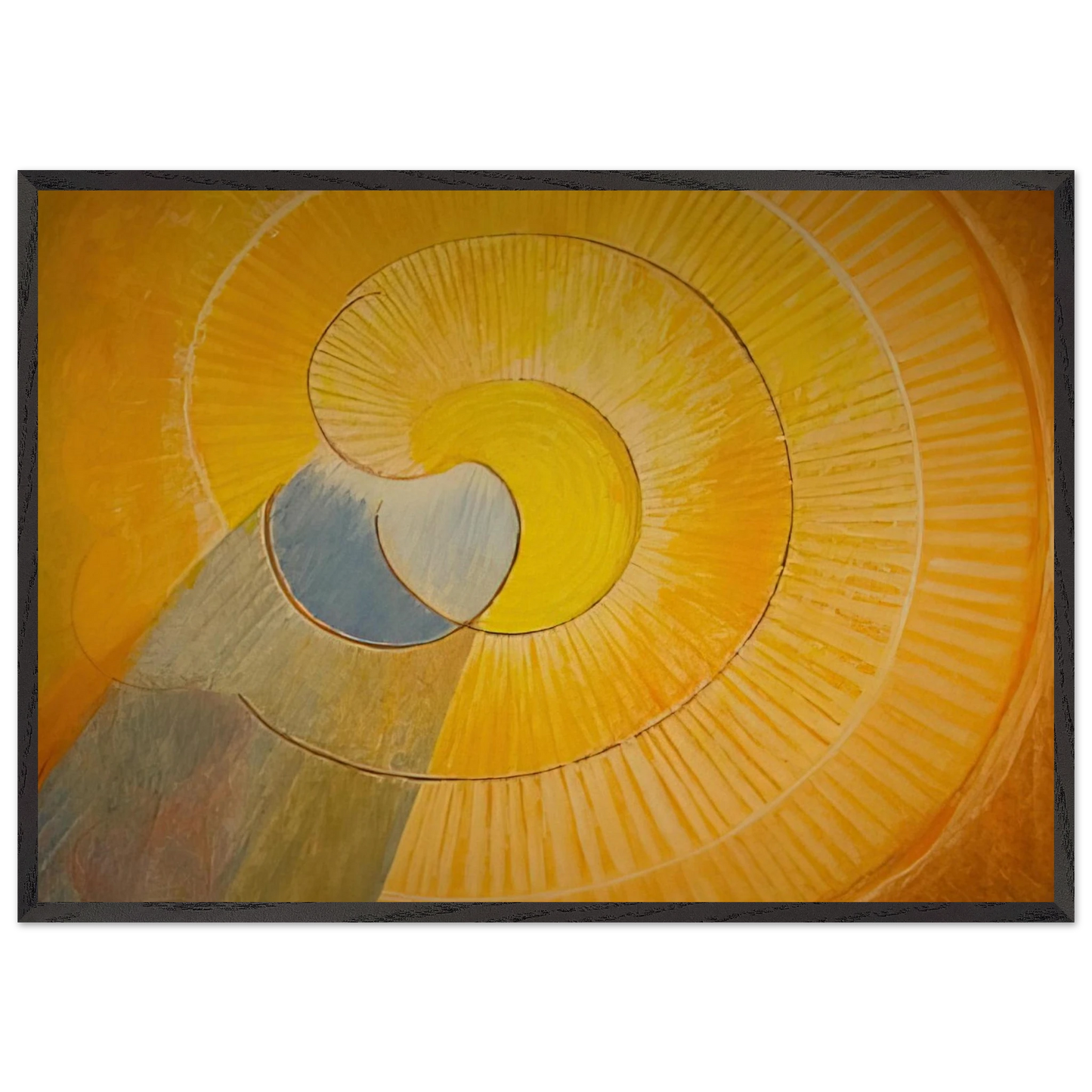 Abstraction - 1964 - Lawren Harris 70x100 cm / 28x40 inches Framed Art Print – Black Wooden Frame