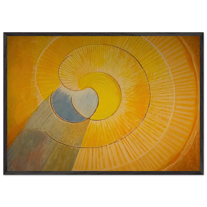 Abstraction - 1964 - Lawren Harris 70x100 cm / 28x40 inches Framed Art Print – Black Wooden Frame