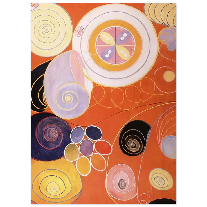 Hilma af Klint - THEY TENS MAINSTAY IV 1907 Wall art - 20x25 cm / 8x10 inches - Fine Art Poster - -