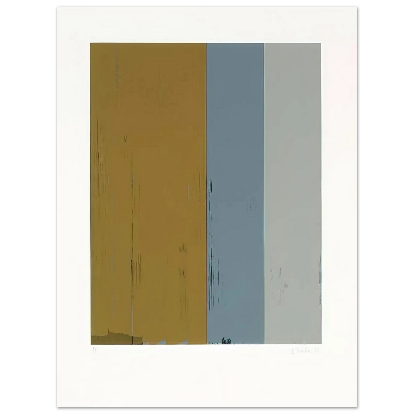 Brice Marden - Untitled Lewison 24-5 - Color Field Painting Fine Art Poster - Default Title