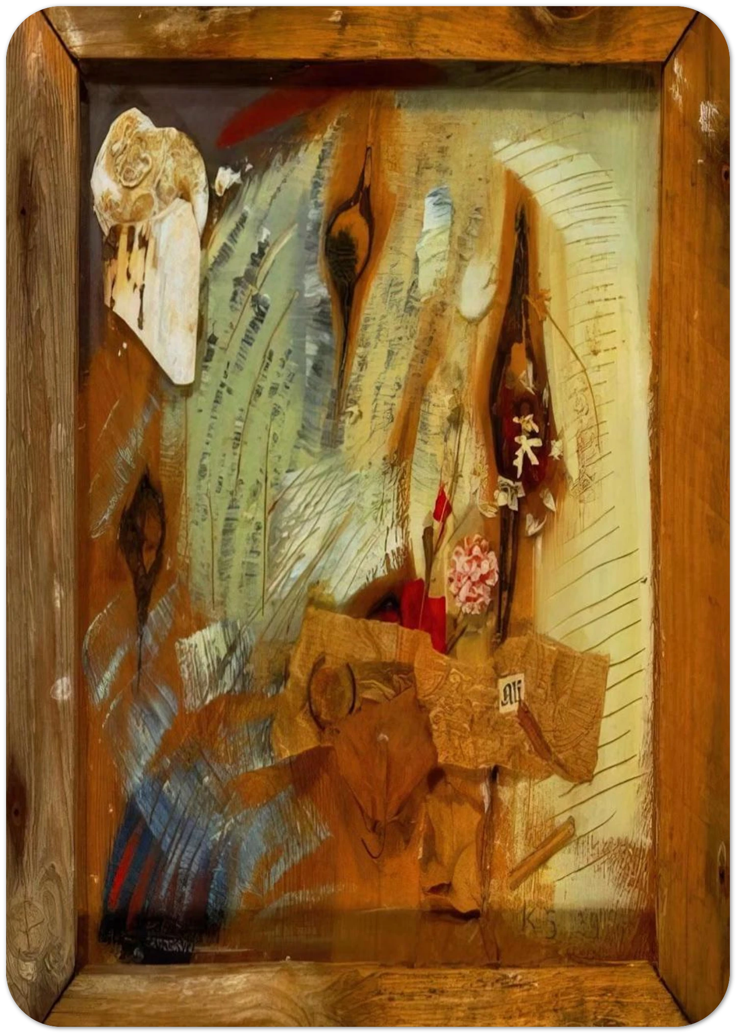 MERZBILD ALF 1939 By Kurt Schwitters Pack of 10 Post Cards | Kurt Schwitters Post Cards | A6 (10.5 x 14.8 cm) - 4.1 x 5.8 inches