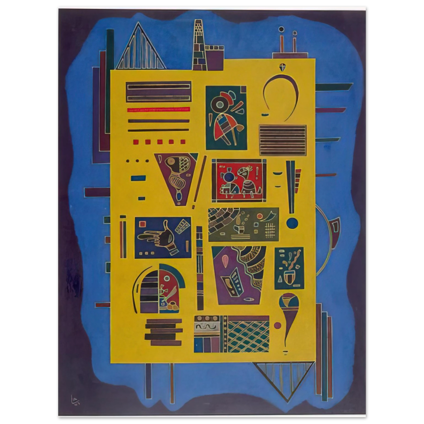 Wassily Kandinsky - CONGLOMERAT 1943 Fine Art Poster - Default Title