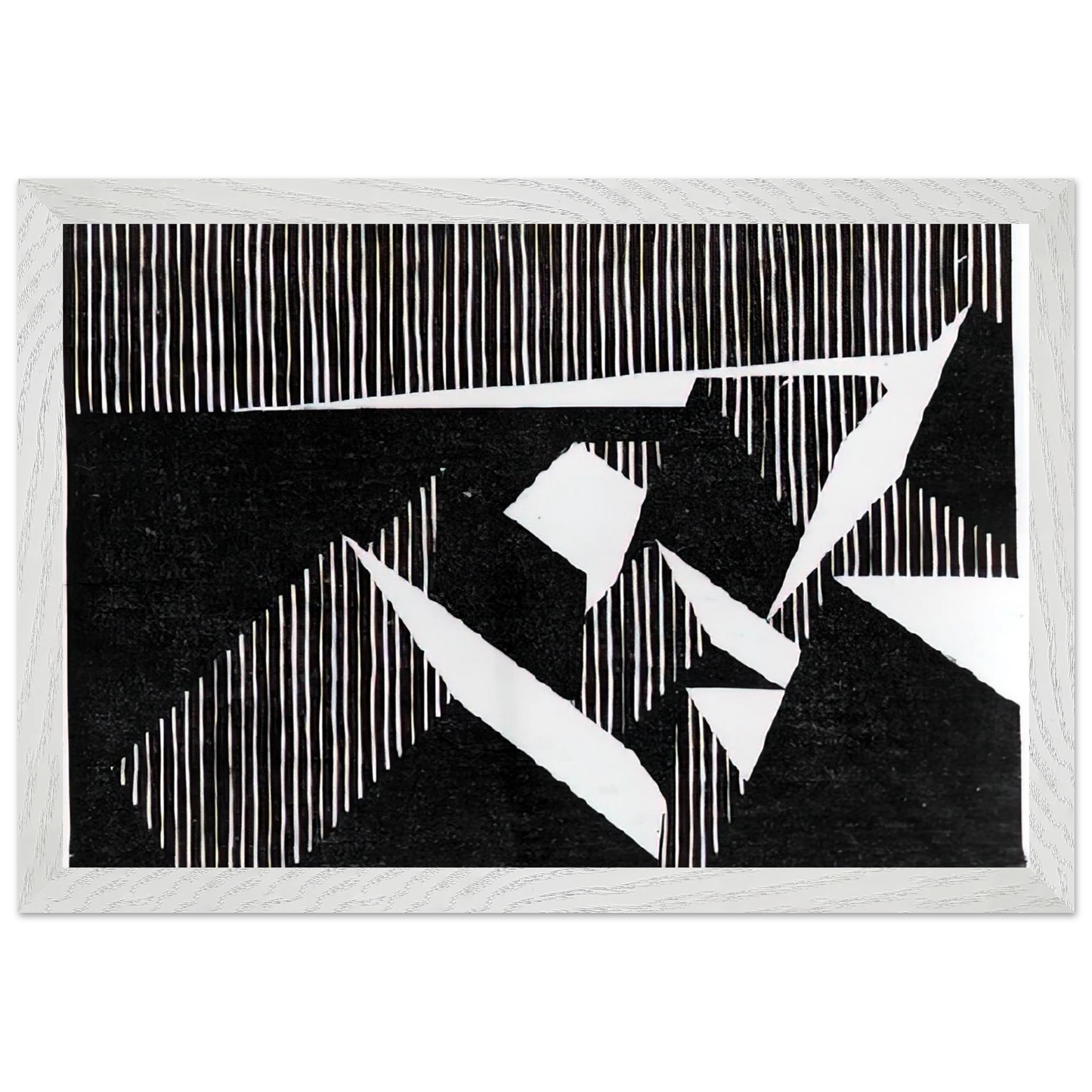 MC Escher - ESCHER (8) Wall Art - 60x80 cm / 24x32 inches - Premium Wooden Framed Poster With Fine Art Paper - Wood frame