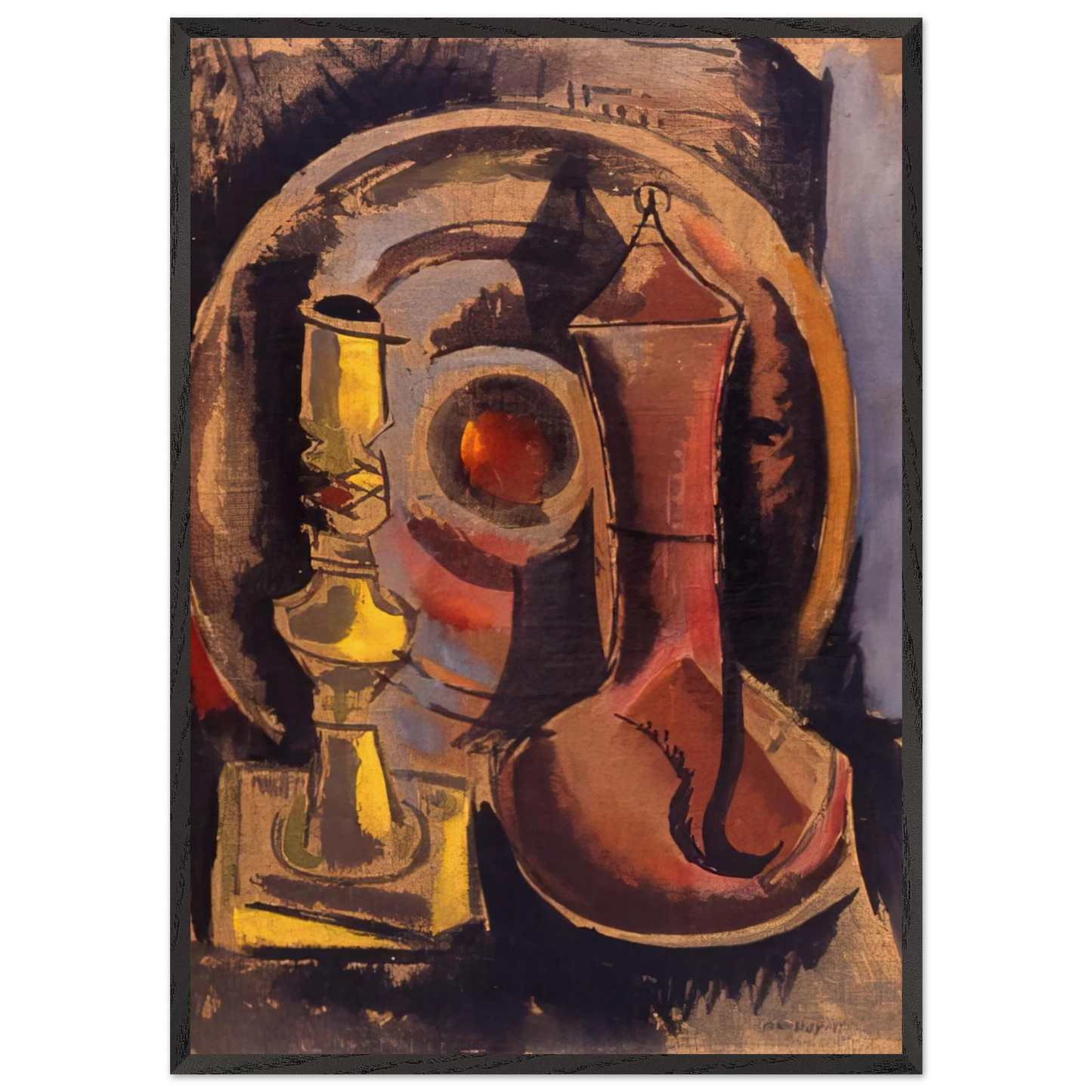 Untitled 2 N6 - Man Ray Framed Art Print – Black Wooden Frame - Default Title - -Framed Art Print