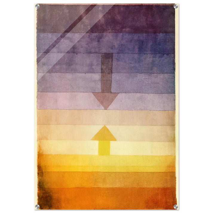 SEPARATION IN THE EVENING 1922 - Paul Klee Acrylic Print - 70x100 cm / 28x40″ inches