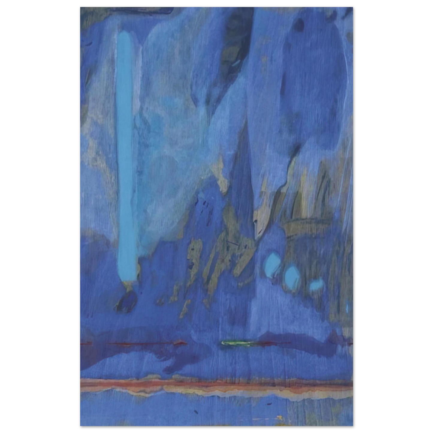 Helen Frankenthaler - Tales of Genji III - 1998 Wall art - 30x40 cm / 12x16 inches - Fine Art Poster - -