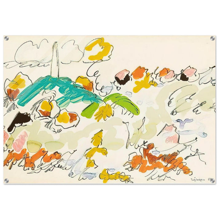 Paysage de mer - 1950 - Charles Lapicque Acrylic Print - 70x100 cm / 28x40″ inches