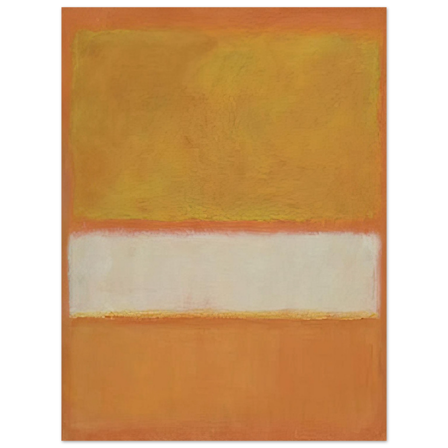 Mark Rothko - Untitled No. 11 - 1957 Wall Art - 60x80 cm / 24x32 inches - Premium Wooden Framed Poster With Fine Art Paper - Wood frame