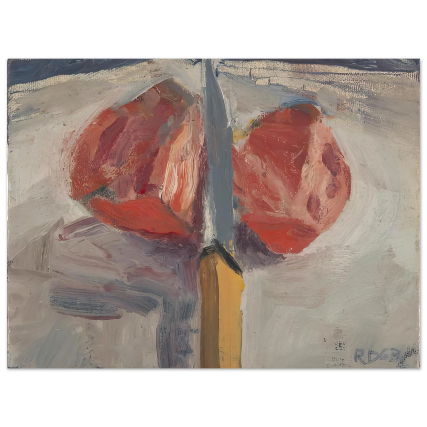 Richard Diebenkorn - Tomato and Knife Fine Art Poster - Default Title