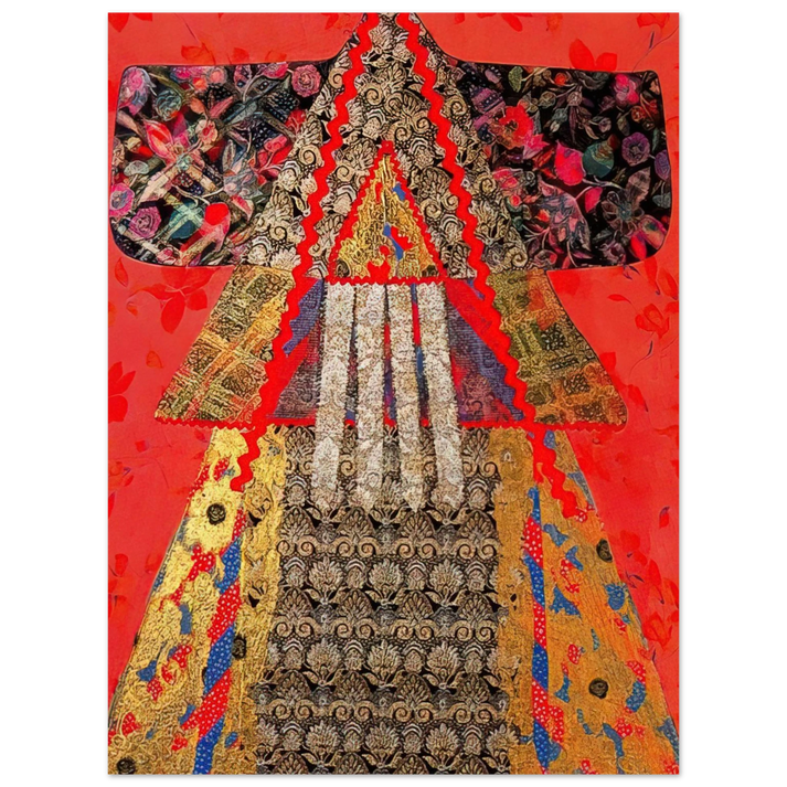 Miriam Schapiro - The Golden Robe - 1979 75x100 cm / 30x40inches Fine Art Poster