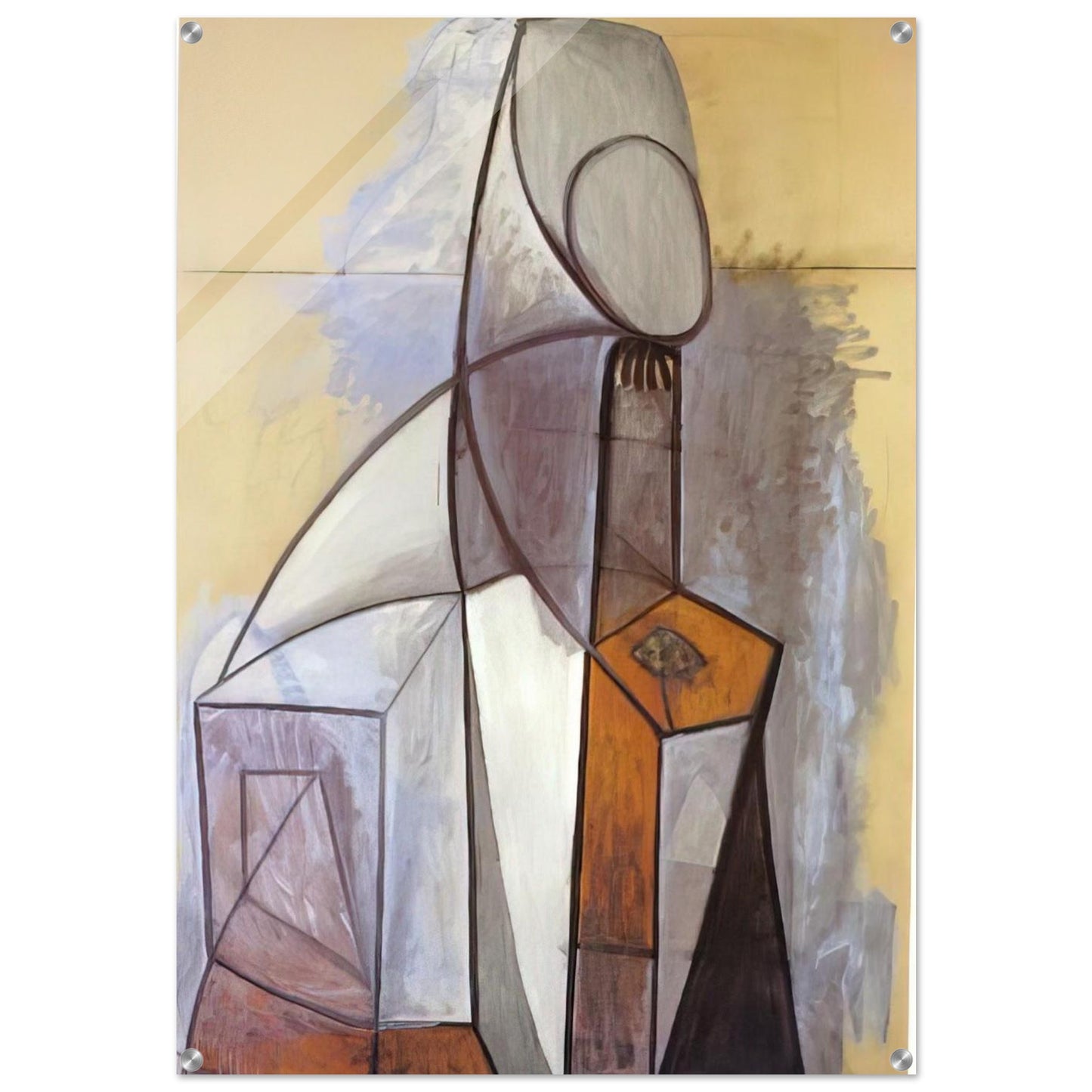 Composition - 1946 - Pablo Picasso Acrylic Print - 70x100 cm / 28x40″ inches | Pablo Picasso Wall Art | Pablo Picasso Prints