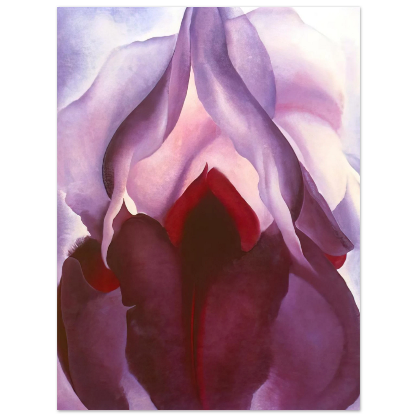 Georgia O'Keeffe - Flower of Life II Fine Art Poster - 13x18 cm / 5x7 inches