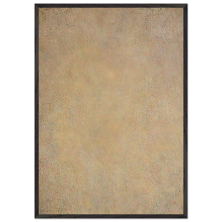 Golden Presence - 1961 - Richard Pousette-Dart 70x100 cm / 28x40 inches Framed Art Print – Black Wooden Frame