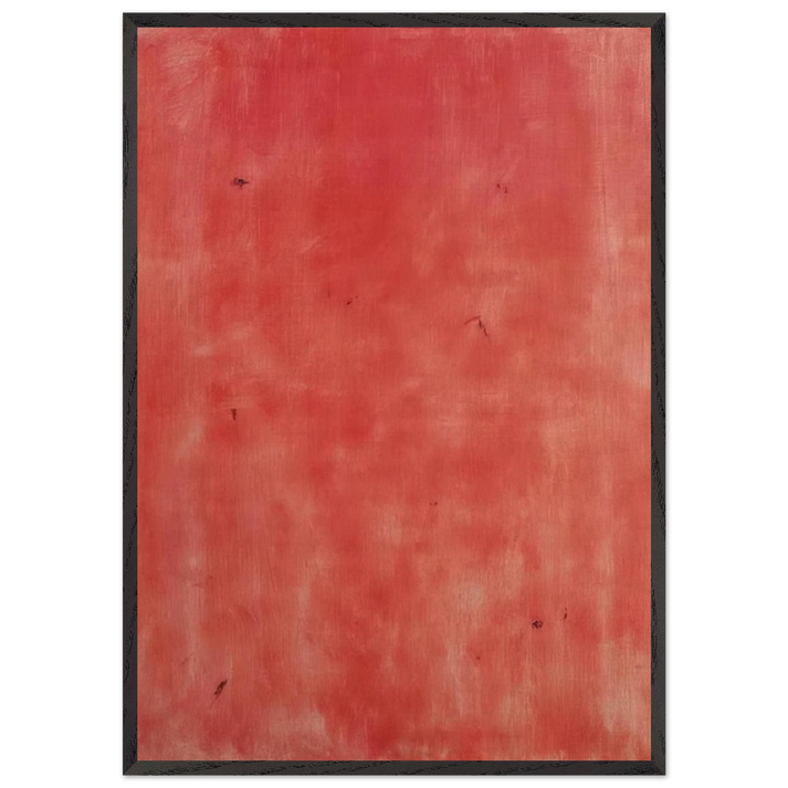 Avondrood evening Glow - 1992 N1 - Ralston Crawford 70x100 cm / 28x40 inches Framed Art Print – Black Wooden Frame