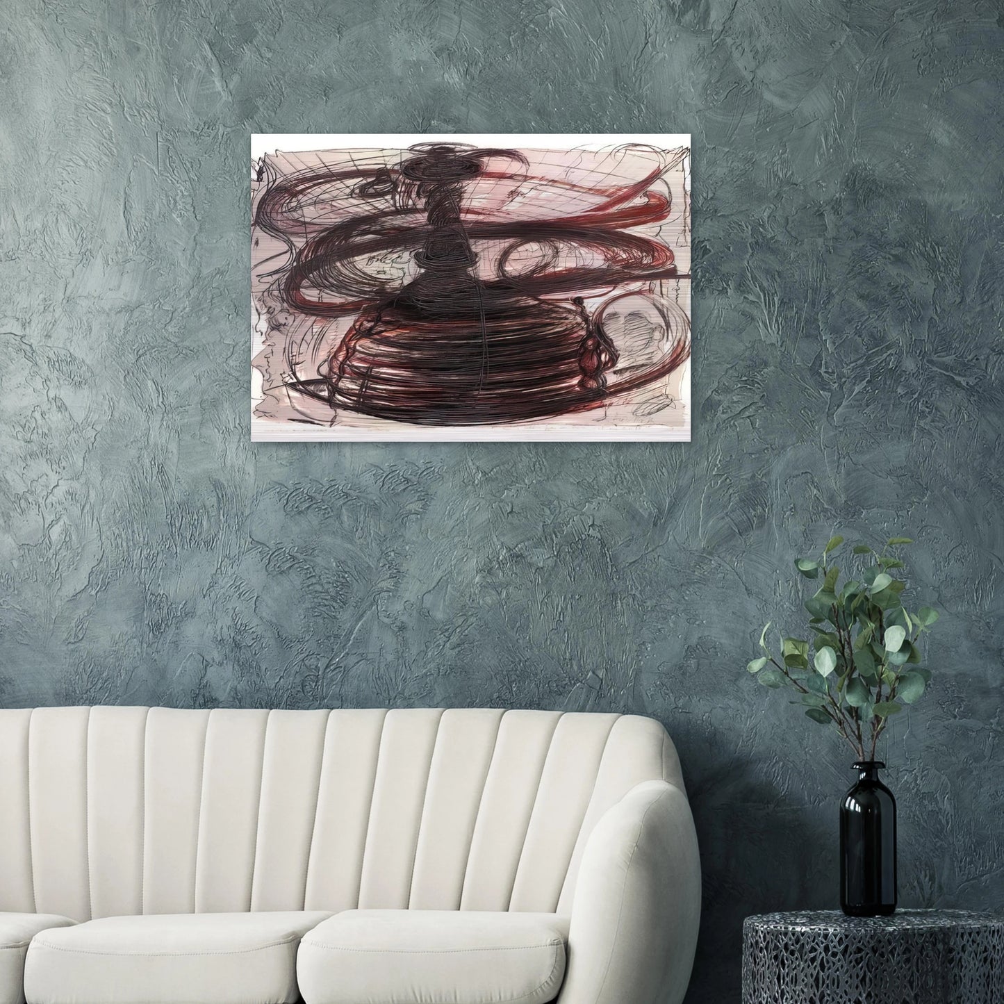 Self-Portrait as Pile of Dog Dirt - 1973 - Dieter Roth Brushed Aluminum Print - 70x100 cm / 28x40 inches | Dieter Roth Aluminum Print | Dieter Roth Prints