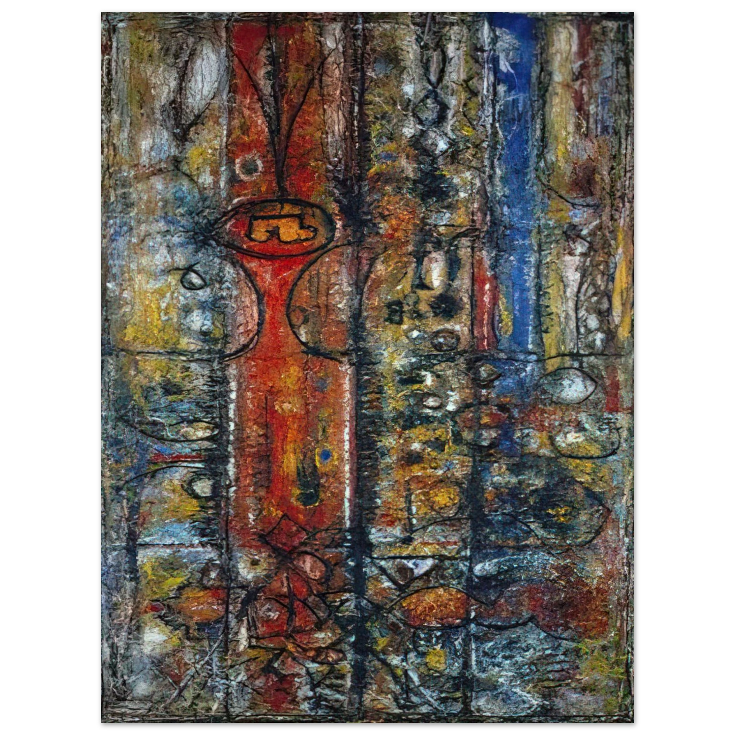 Richard Pousette-Dart - The Magnificent - 1951 Fine Art Poster - Default Title
