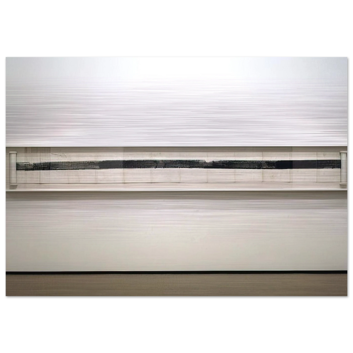 AUTOMOBILE TIRE PRINT 1953 - Robert Rauschenberg Brushed Aluminum Print - 70x100 cm / 28x40 inches | Robert Rauschenberg Aluminum Print | Robert Rauschenberg Prints