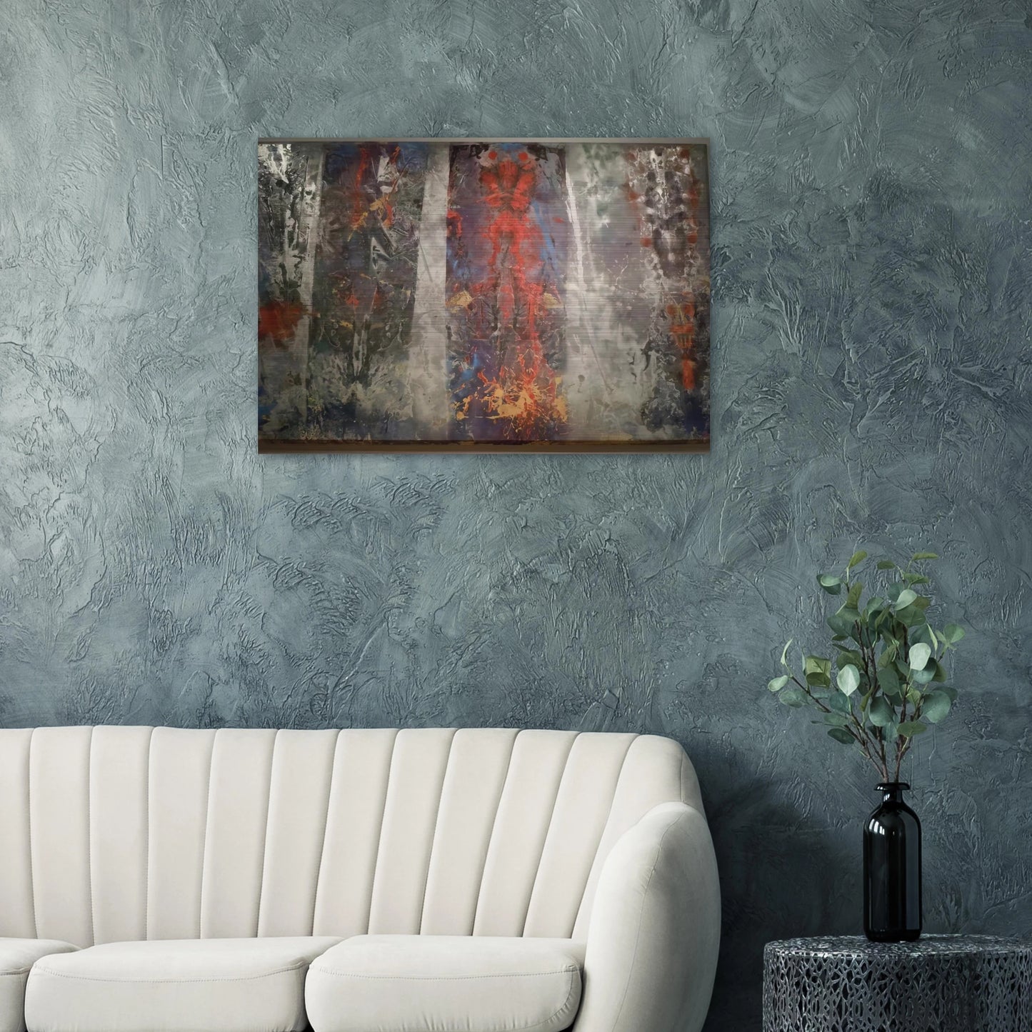 Restore - Sam Gilliam Brushed Aluminum Print - 70x100 cm / 28x40 inches | Sam Gilliam Aluminum Print | Sam Gilliam Prints