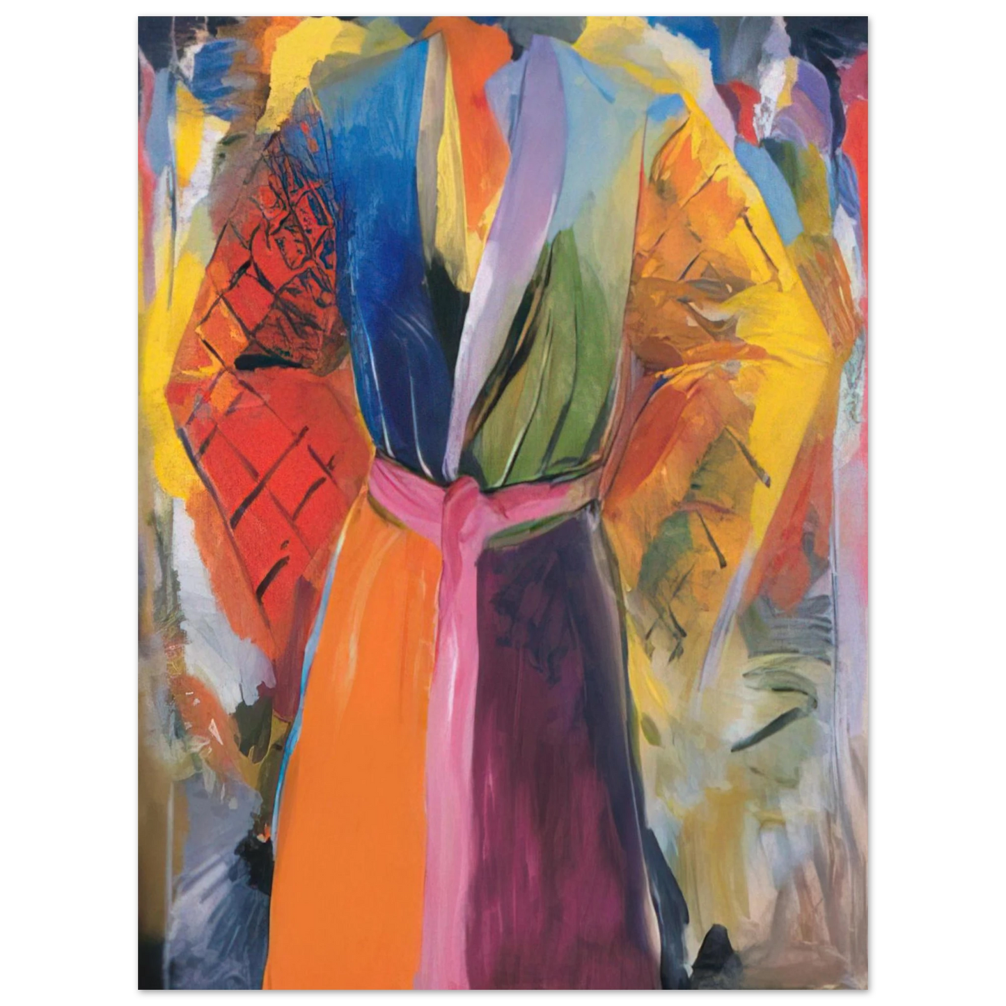 Jim Dine - THE ROBE FOLLOWING HER 4 1985 Fine Art Poster - Default Title