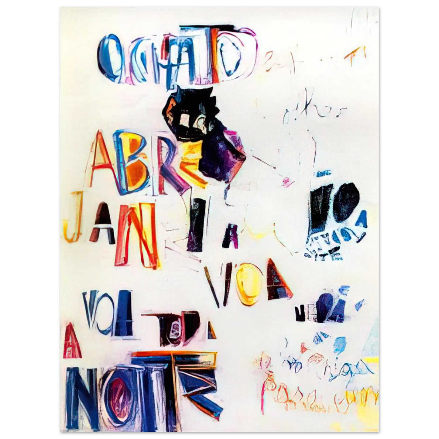 Joao Vieira - O Gato - 1967 Fine Art Poster - Default Title
