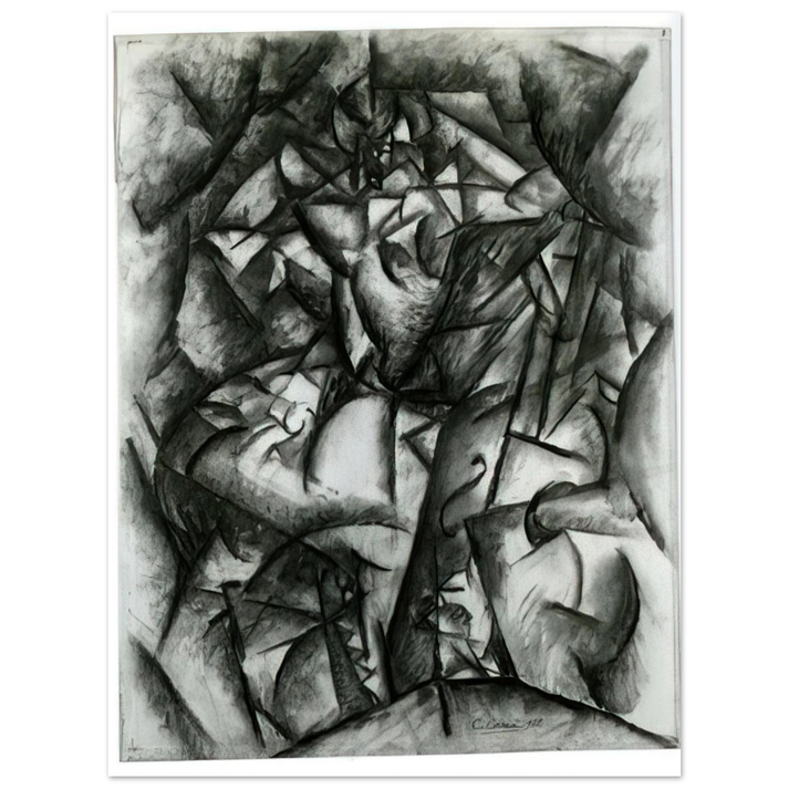 Carlo Carra - CONCERT CAFE 1912 75x100 cm / 30x40inches Fine Art Poster