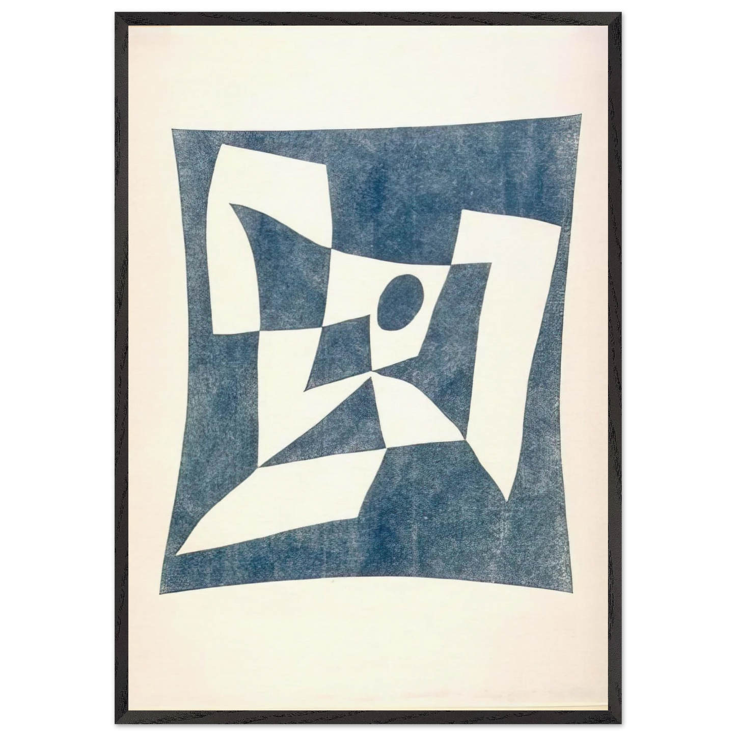 Abstract Composition Knossos - Jean Arp 70x100 cm / 28x40 inches Framed Art Print – Black Wooden Frame