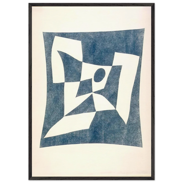 Abstract Composition Knossos - Jean Arp 70x100 cm / 28x40 inches Framed Art Print – Black Wooden Frame