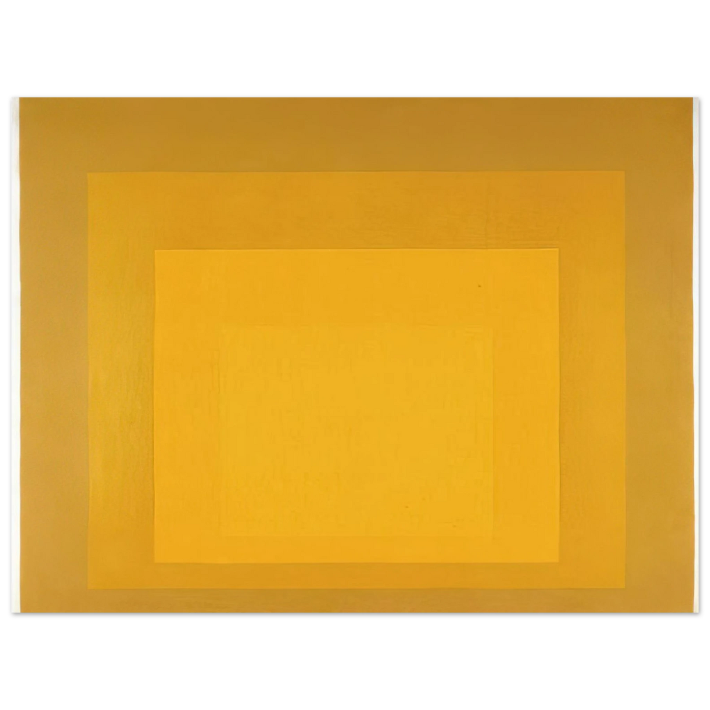 Josef Albers - STUDY FOR HOMAGE TO THE SQUARE DEPARTING IN YELLOW 1964 Fine Art Poster - Default Title