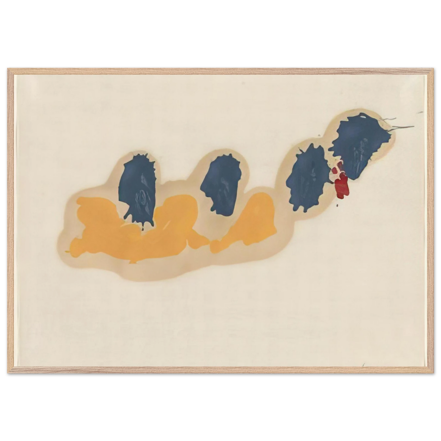 Helen Frankenthaler - April IV - 1960 Wall art - A1 (59.4 x 84.1 cm) - Fine Art Poster - -