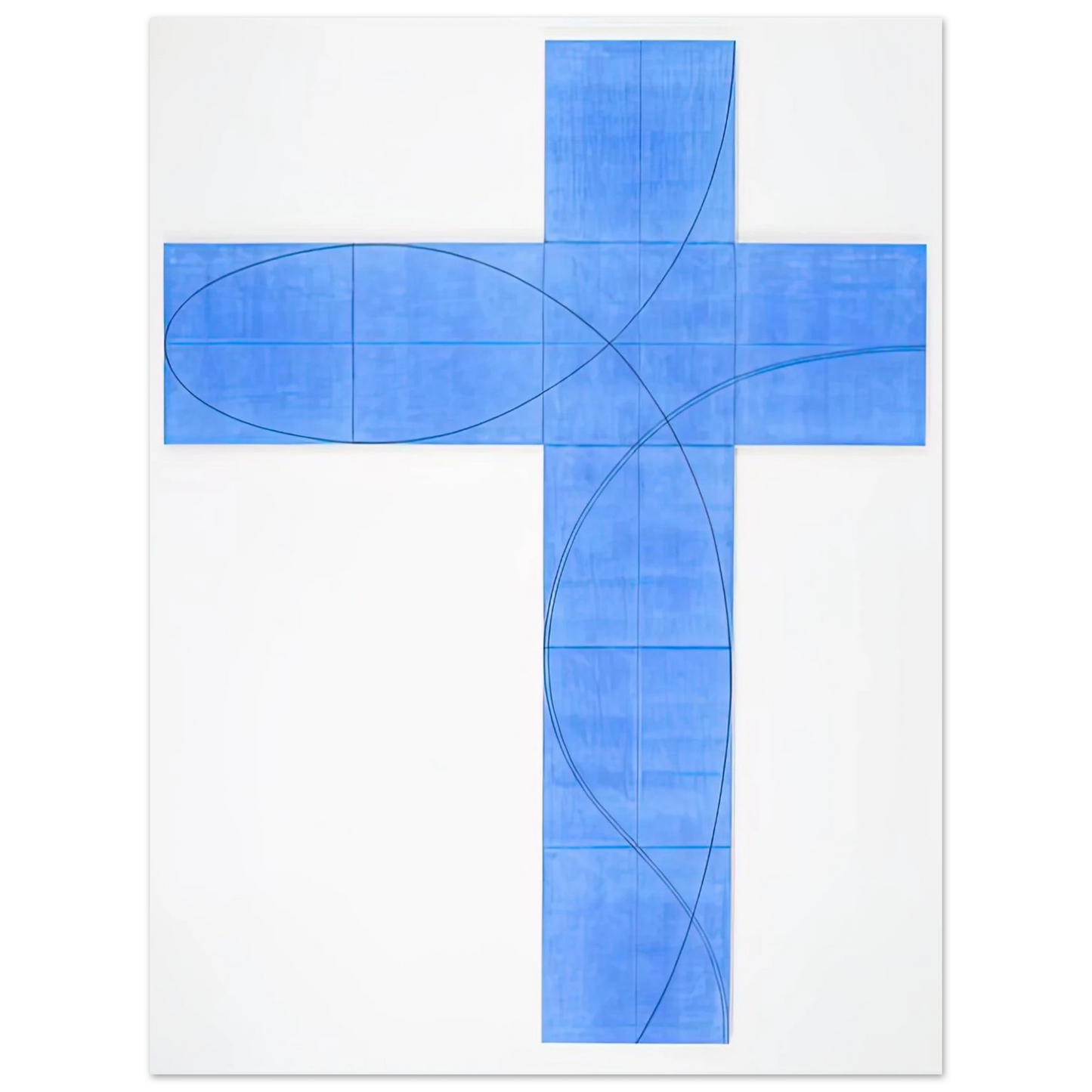 Robert Mangold - COLUMN STRUCTURE XXII 2008 Fine Art Poster - Default Title