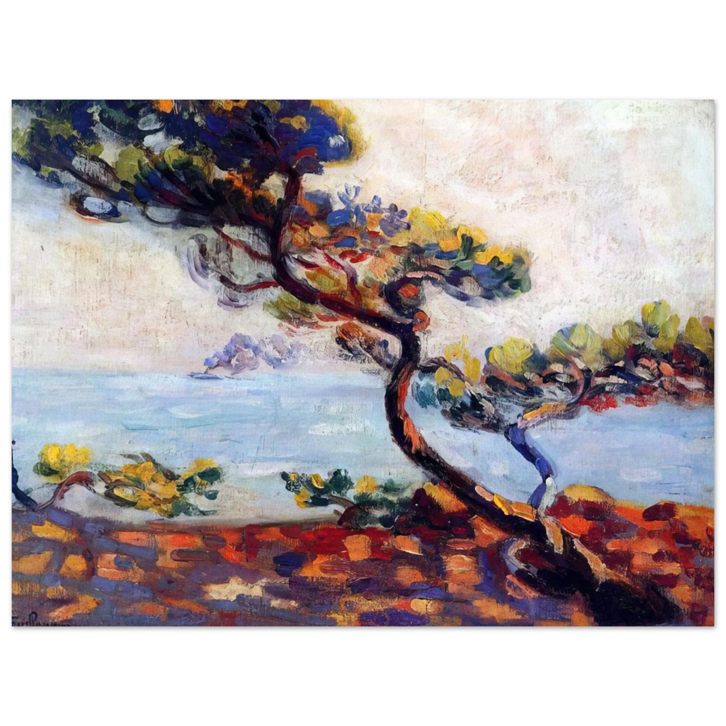 Armand Guillaumin - Dans le Midi - 1910 Fine Art Poster - Default Title