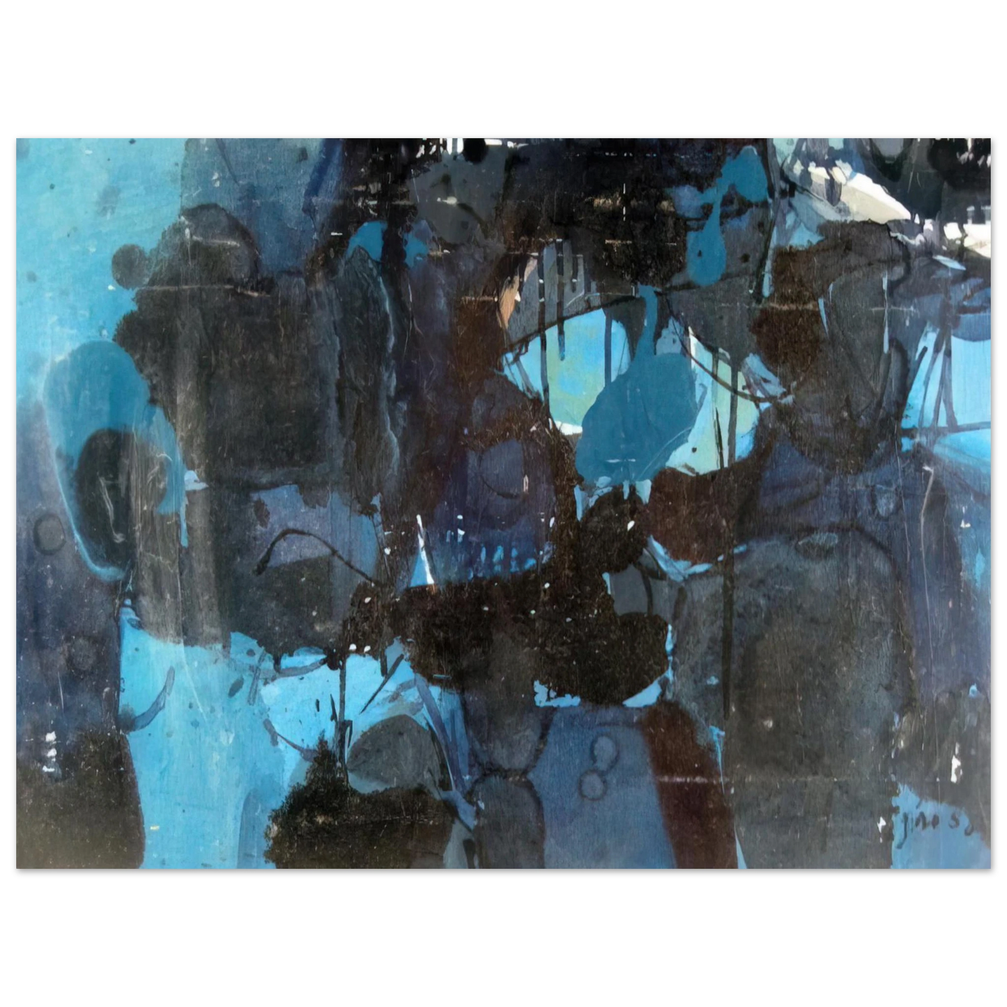 Jiro Yoshihara - Untitled - 1950 Fine Art Poster - Default Title