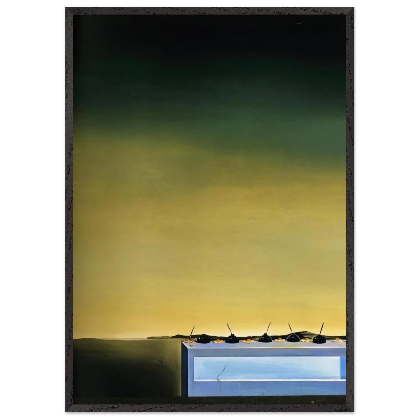 NOSTALGIA OF THE CANNIBAL 1932 - Salvador Dali Framed Art Print – Black Wooden Frame - Default Title - -Framed Art Print