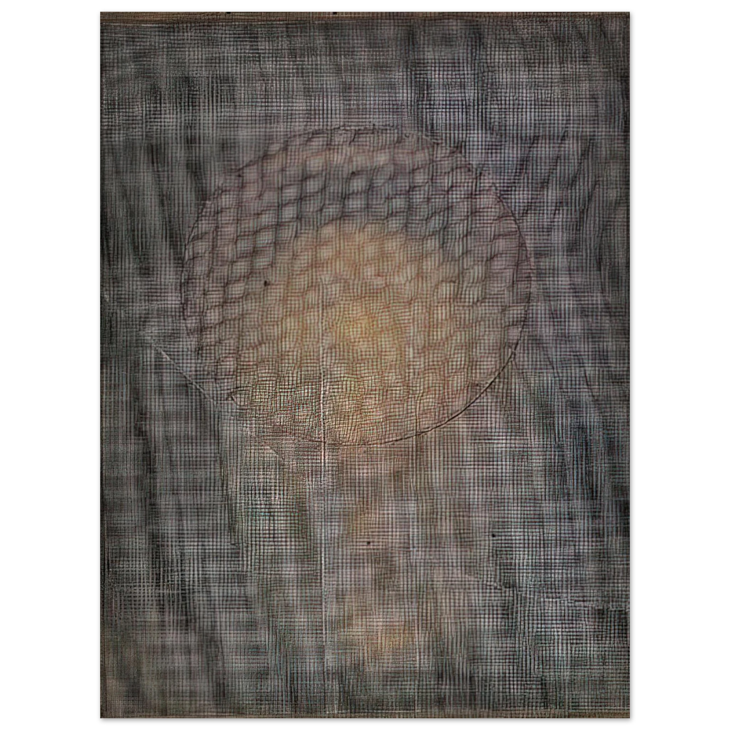 Manuel Rivera - Espejo de sacrista - Art Informel Fine Art Poster - Default Title