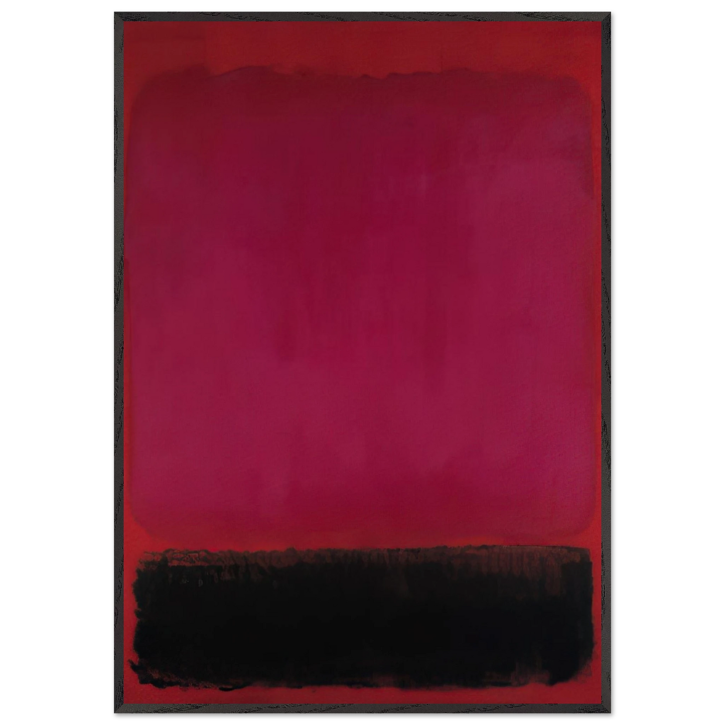 Helen Frankenthaler - Untitled - 1967 Wall art - 30x45 cm / 12x18 inches - Premium Wooden Framed Poster With Fine Art Paper - Wood frame