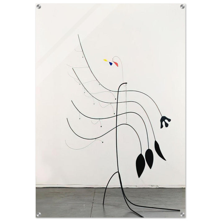 FOUR LEAVES AND THREE PETALS 1939 - Alexander Calder Acrylic Print - 70x100 cm / 28x40″ inches | Alexander Calder Wall Art | Alexander Calder Prints