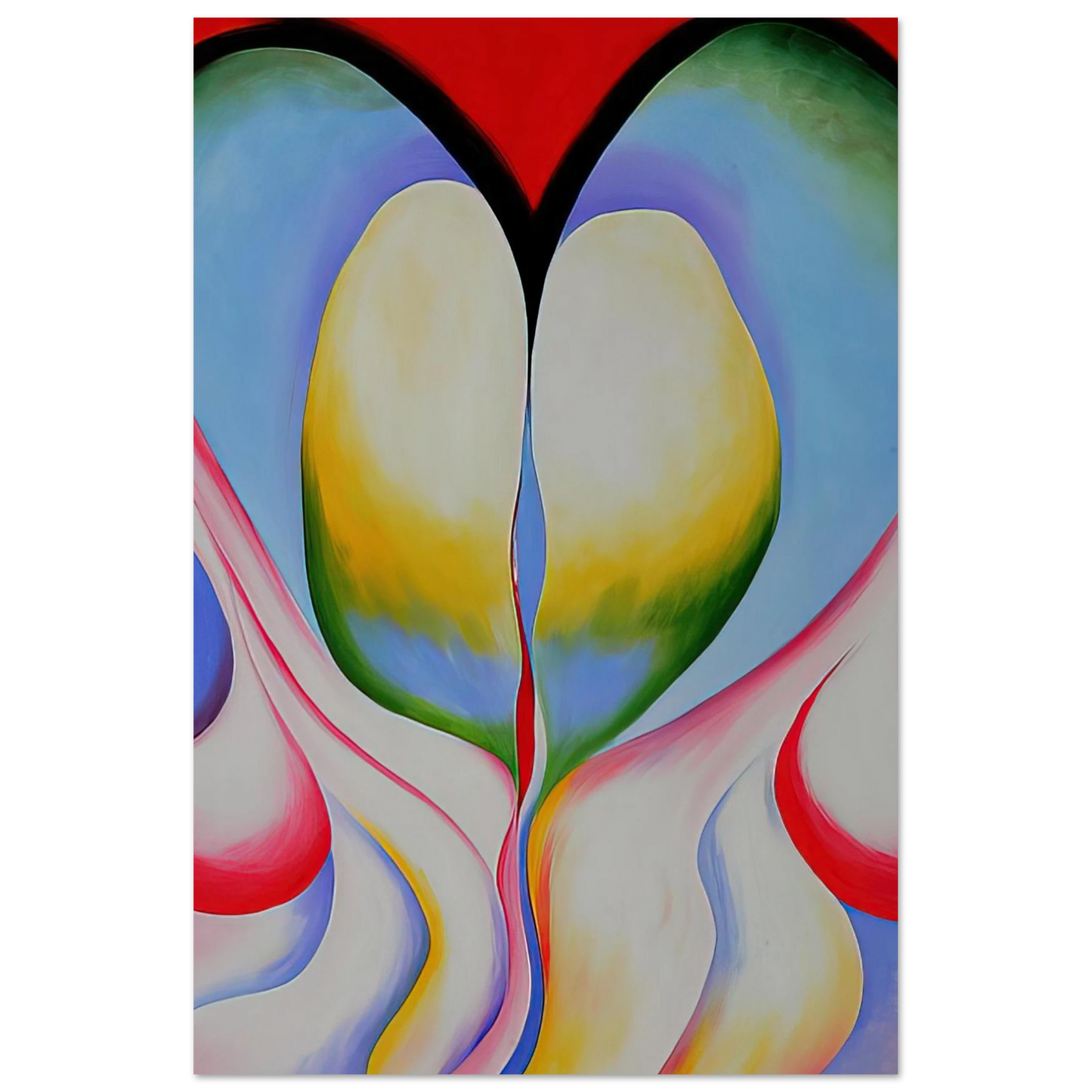 Georgia O'Keeffe - Series 1, No. 8 Fine Art Poster - 40x60 cm / 16x24 inches