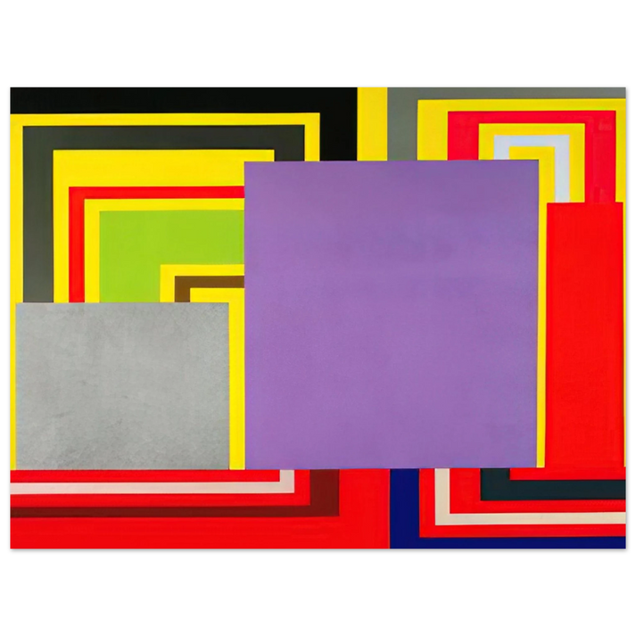 Peter Halley - Cartoon Network - 1997 75x100 cm / 30x40inches Fine Art Poster