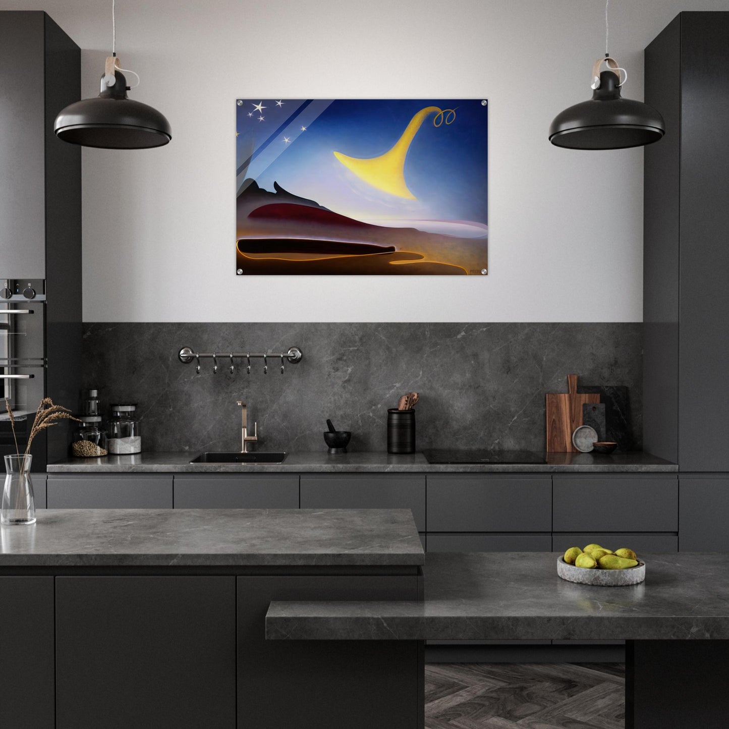 Awakening Memory of Father - 1943 - Agnes Lawrence Pelton Acrylic Print - 70x100 cm / 28x40″ inches