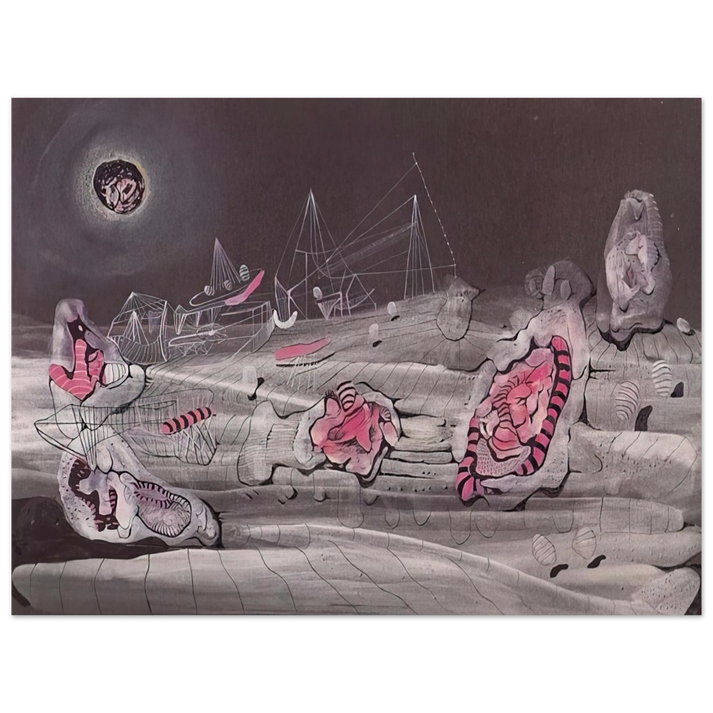 Roberto Matta - DARK LIGHT 1940 75x100 cm / 30x40inches Fine Art Poster
