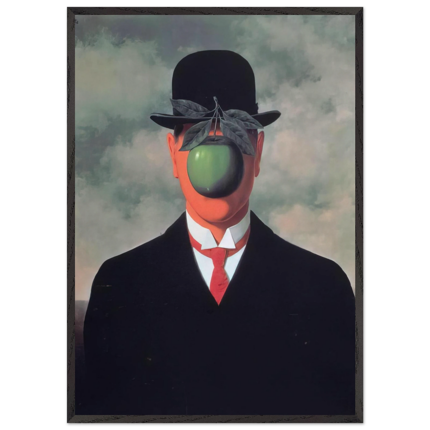 THE GREAT WAR 1964 - Rene Magritte 70x100 cm / 28x40 inches Framed Art Print – Black Wooden Frame