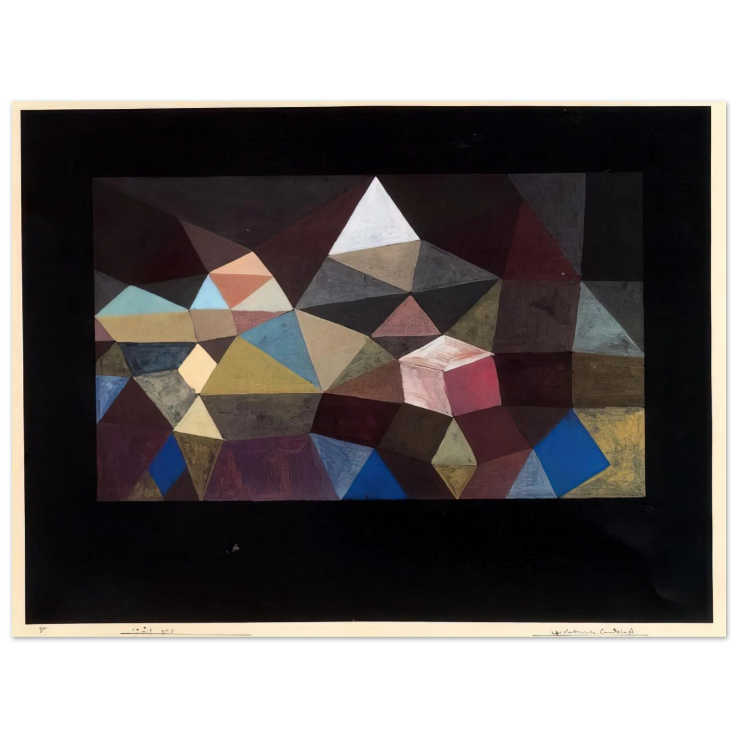 Paul Klee - CRYSTALLINE LANDSCAPE 1929 Fine Art Poster - Default Title