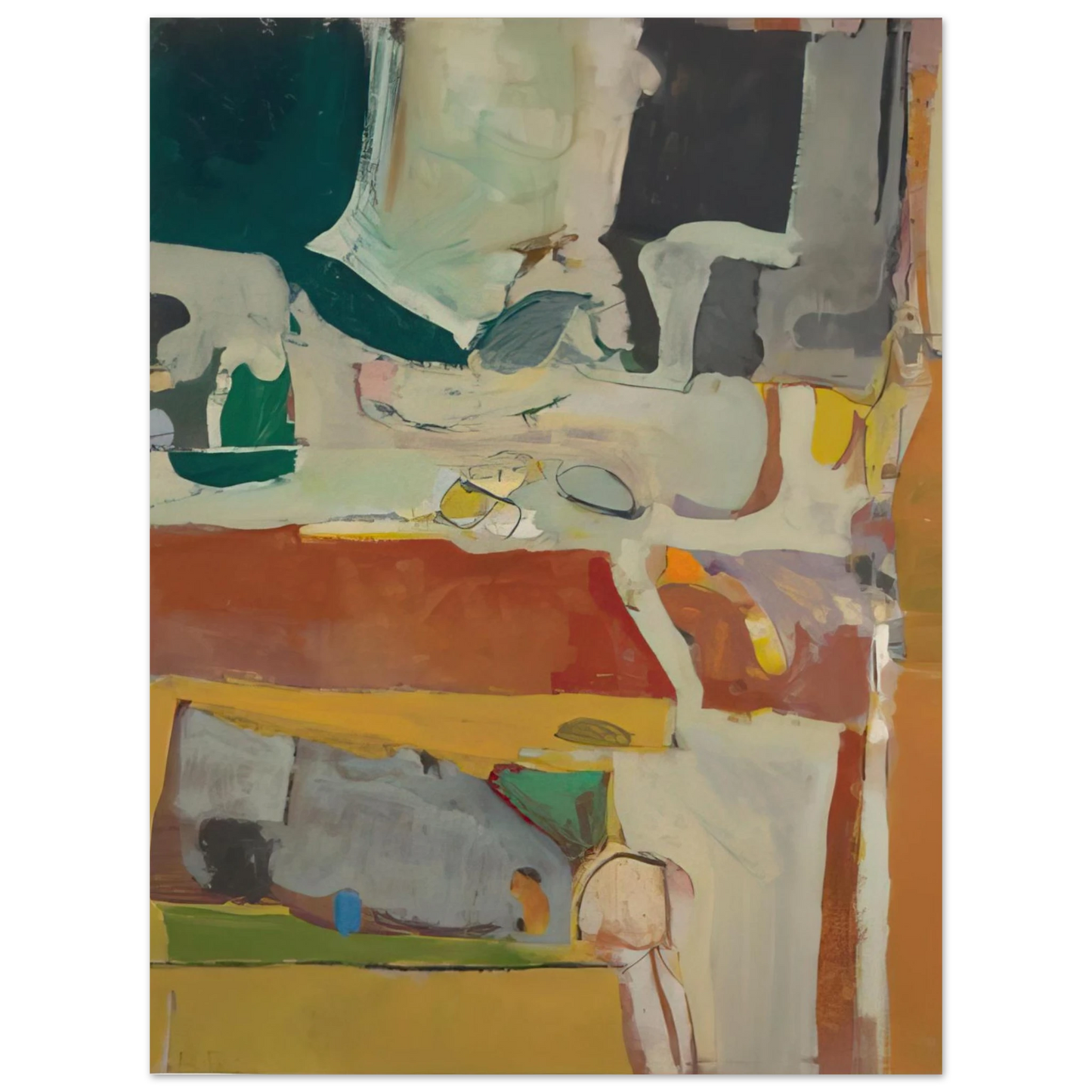 Richard Diebenkorn - Urbana #4 Fine Art Poster - Default Title