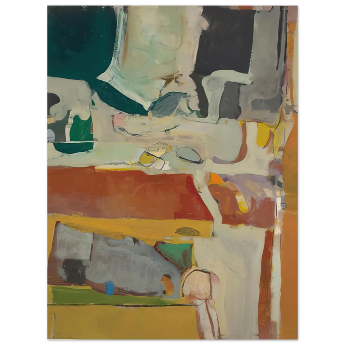 Richard Diebenkorn - Urbana #4 75x100 cm / 30x40inches Fine Art Poster
