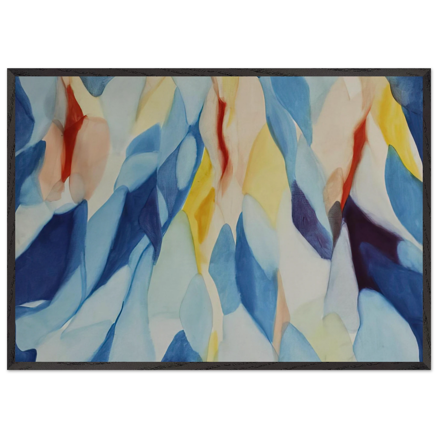 The Way of the Wind - Alice Baber Framed Art Print – Black Wooden Frame - Default Title - -Framed Art Print