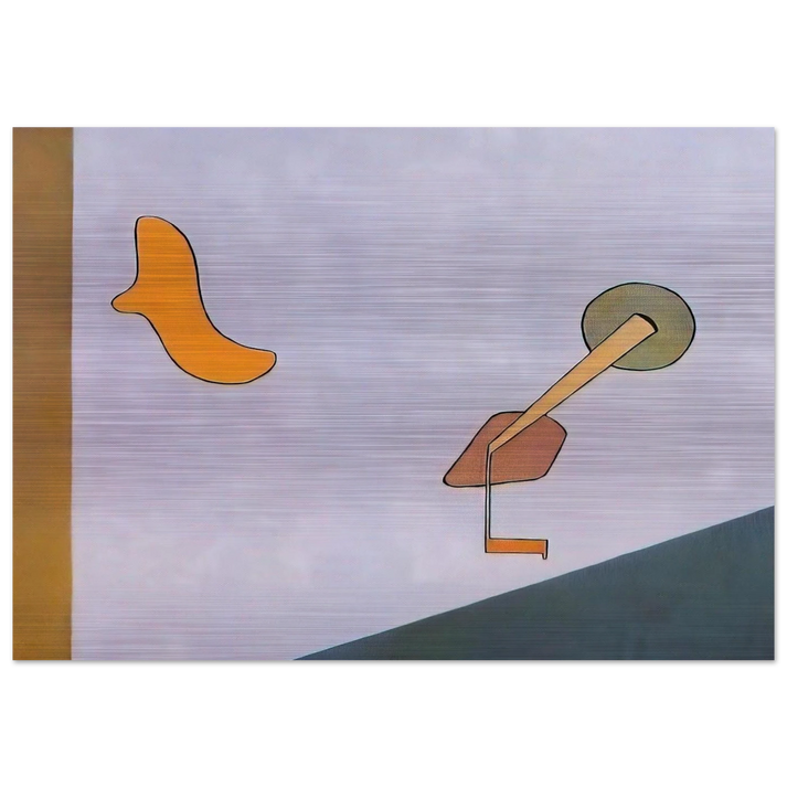 Composition I - 1949 - Gene Davis Brushed Aluminum Print - 70x100 cm / 28x40 inches | Gene Davis Aluminum Print | Gene Davis Prints