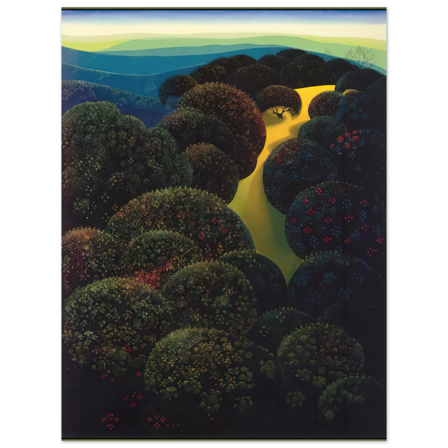 Eyvind Earle - Hidden Pasture Fine Art Poster - Default Title