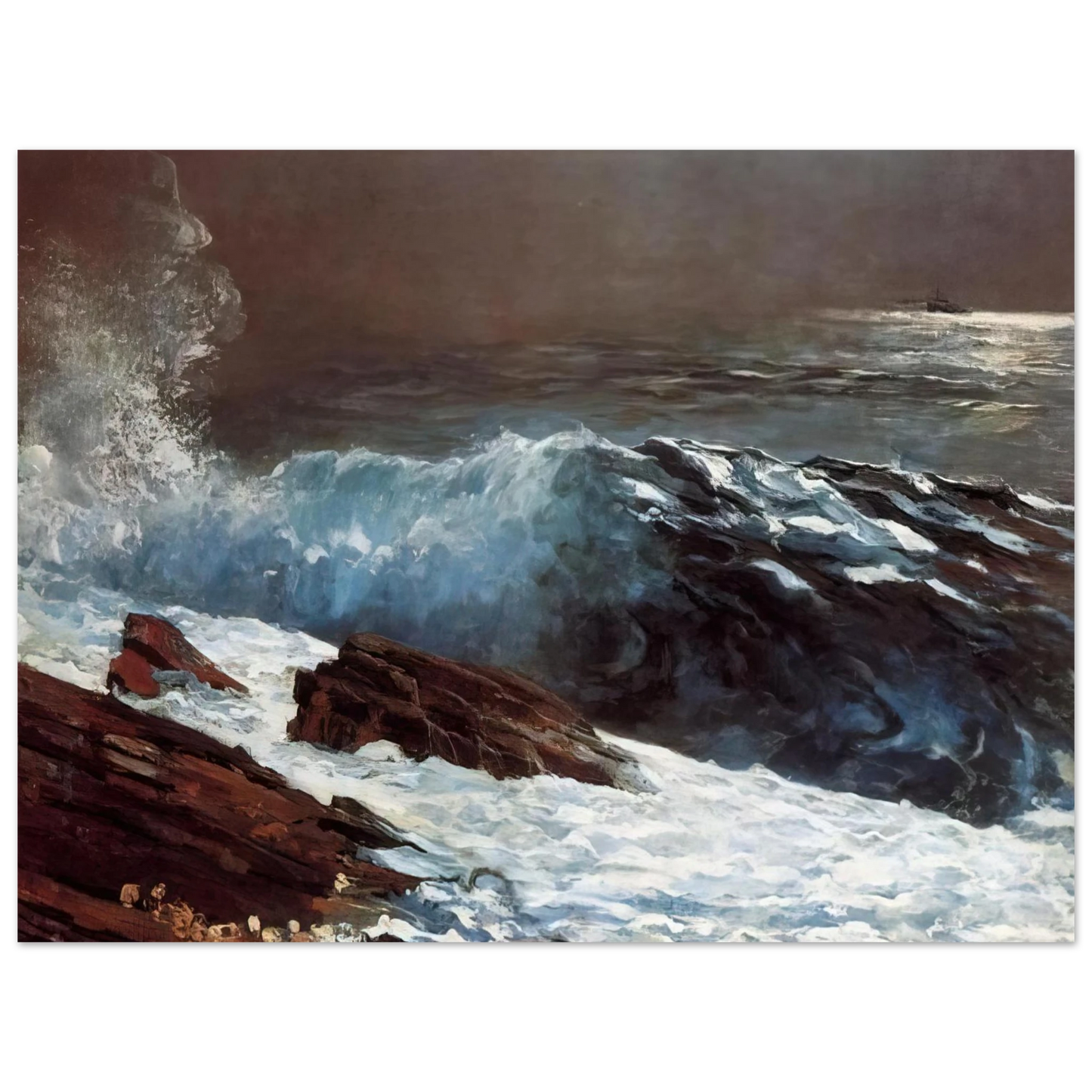 Winslow Homer - SUNLIGHT ON THE COAST Fine Art Poster - Default Title